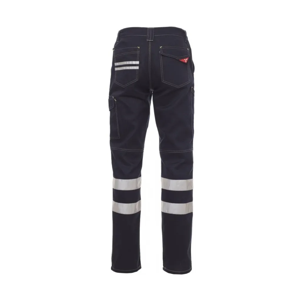 Pantalon de travail dos Worker Reflex bleu marine.webp