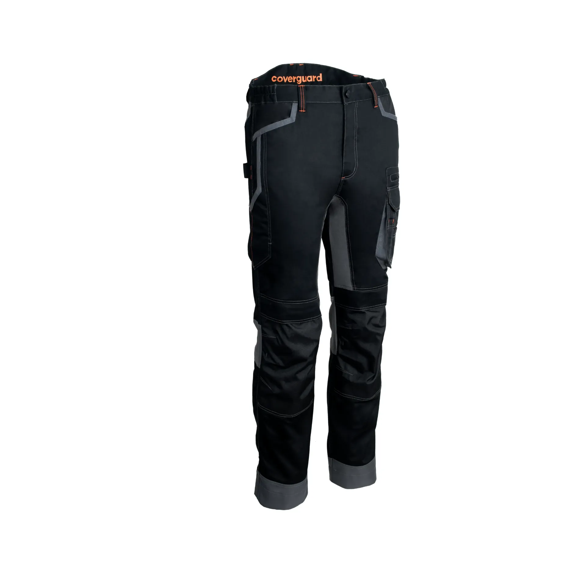 Pantalon de travail stretch à genouillères Baru (S, Noir)