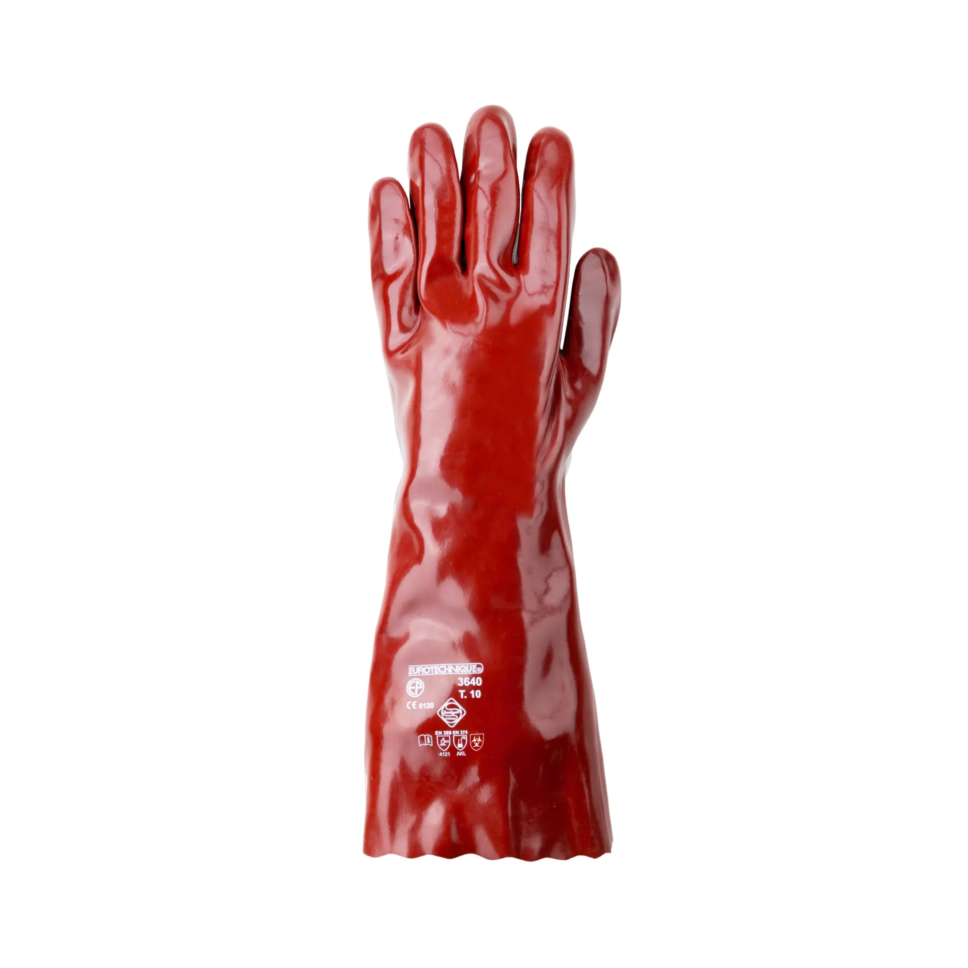 Gants chimiques Eurochem 3640 PVC (x10)