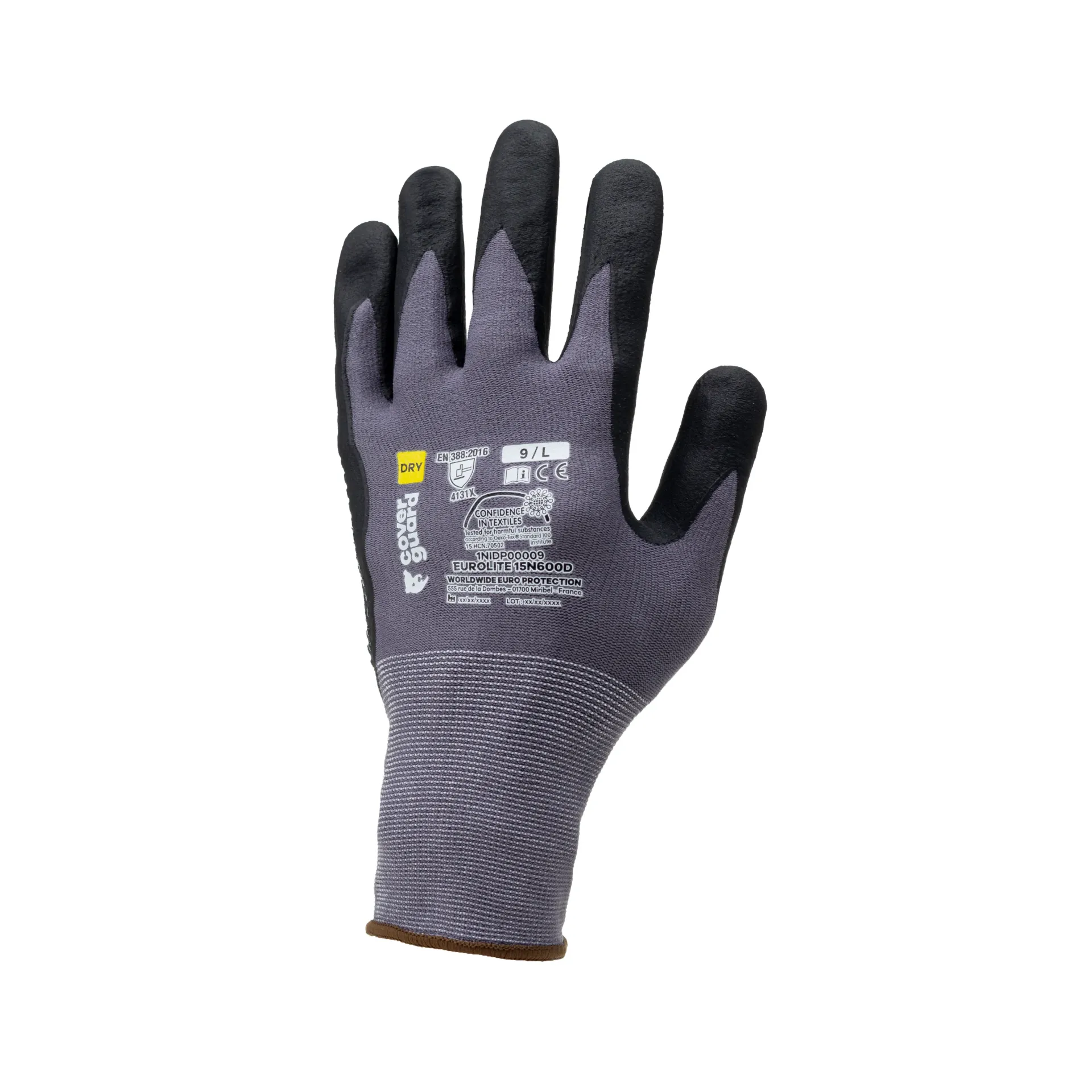Gants de manutention respirants Eurolite 15N600D (x10)