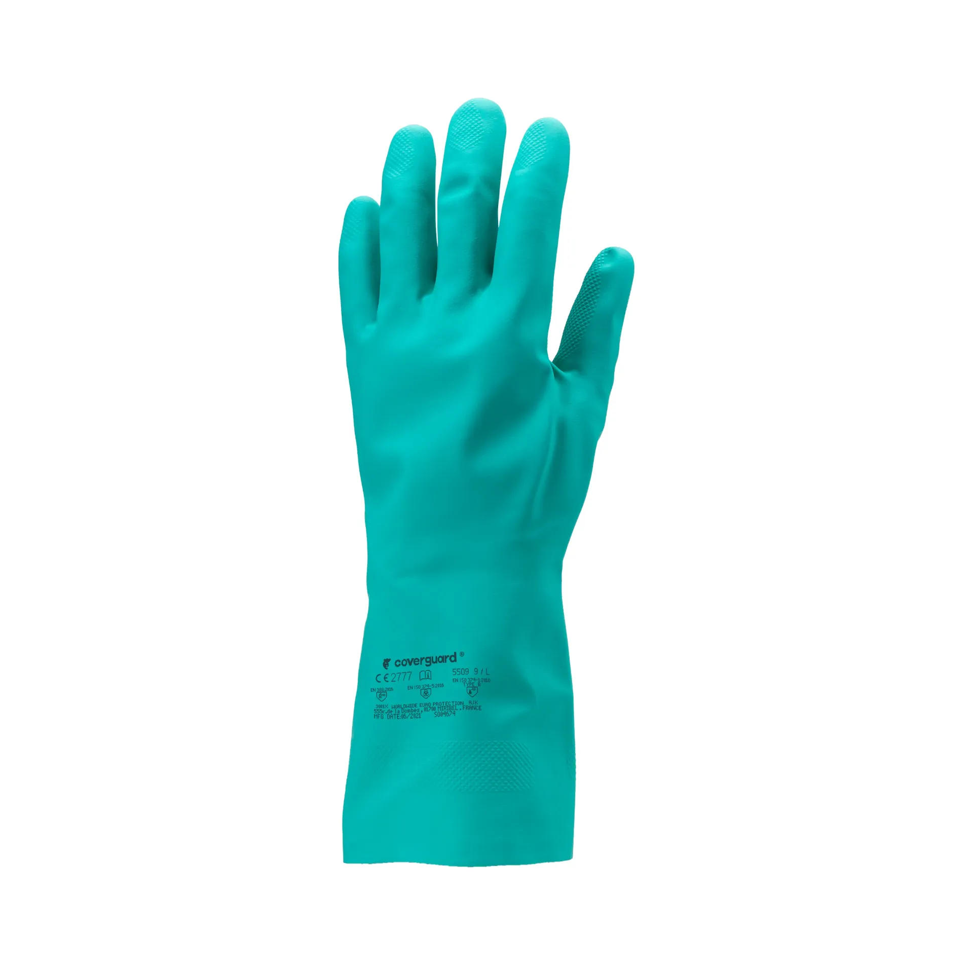 Gants chimiques Eurochem N5510 nitrile (x10) (7 (S))