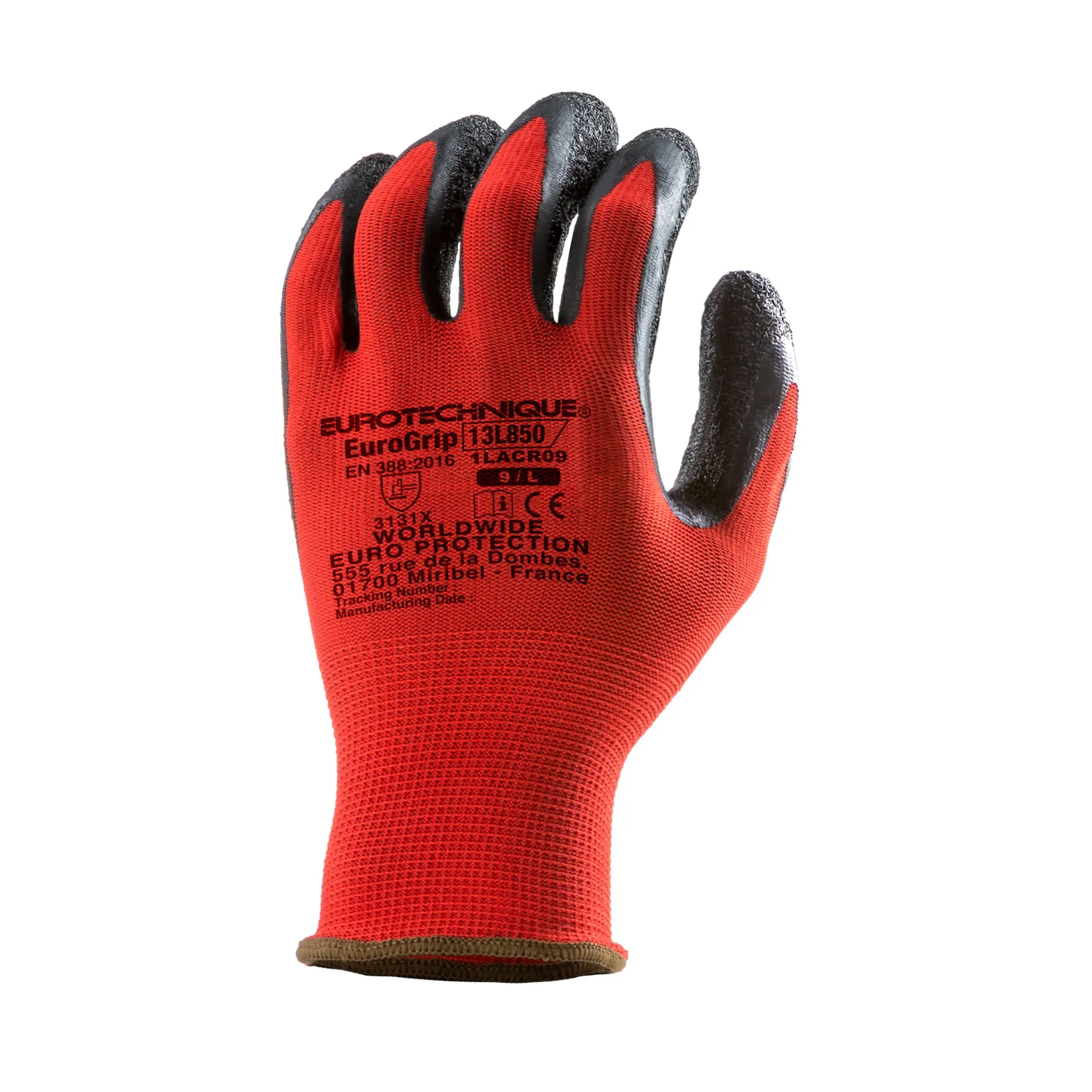 Gants de manutention latex Eurolite 13L850 (x10)