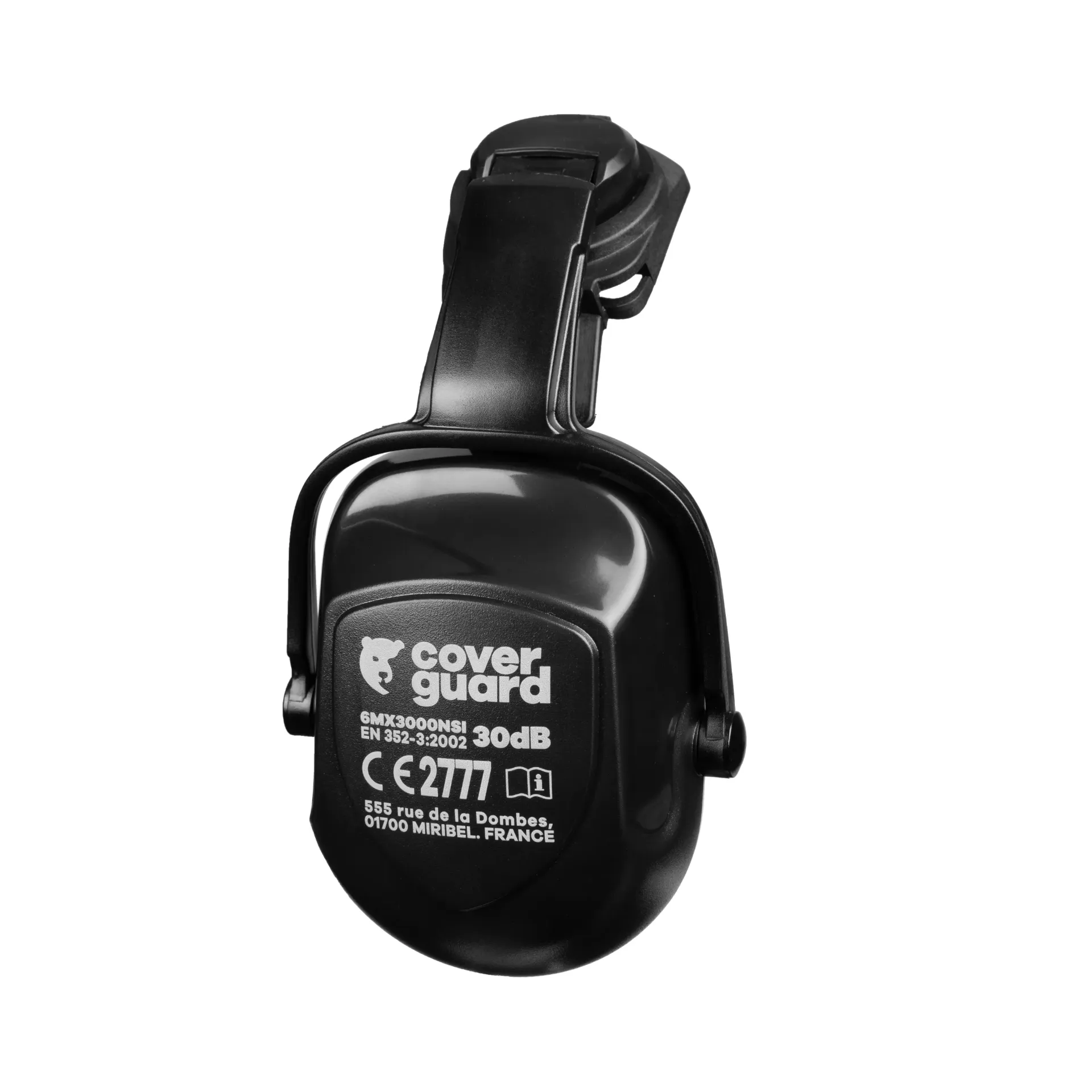 Coquilles anti-bruit sur casque Max300 30 dB